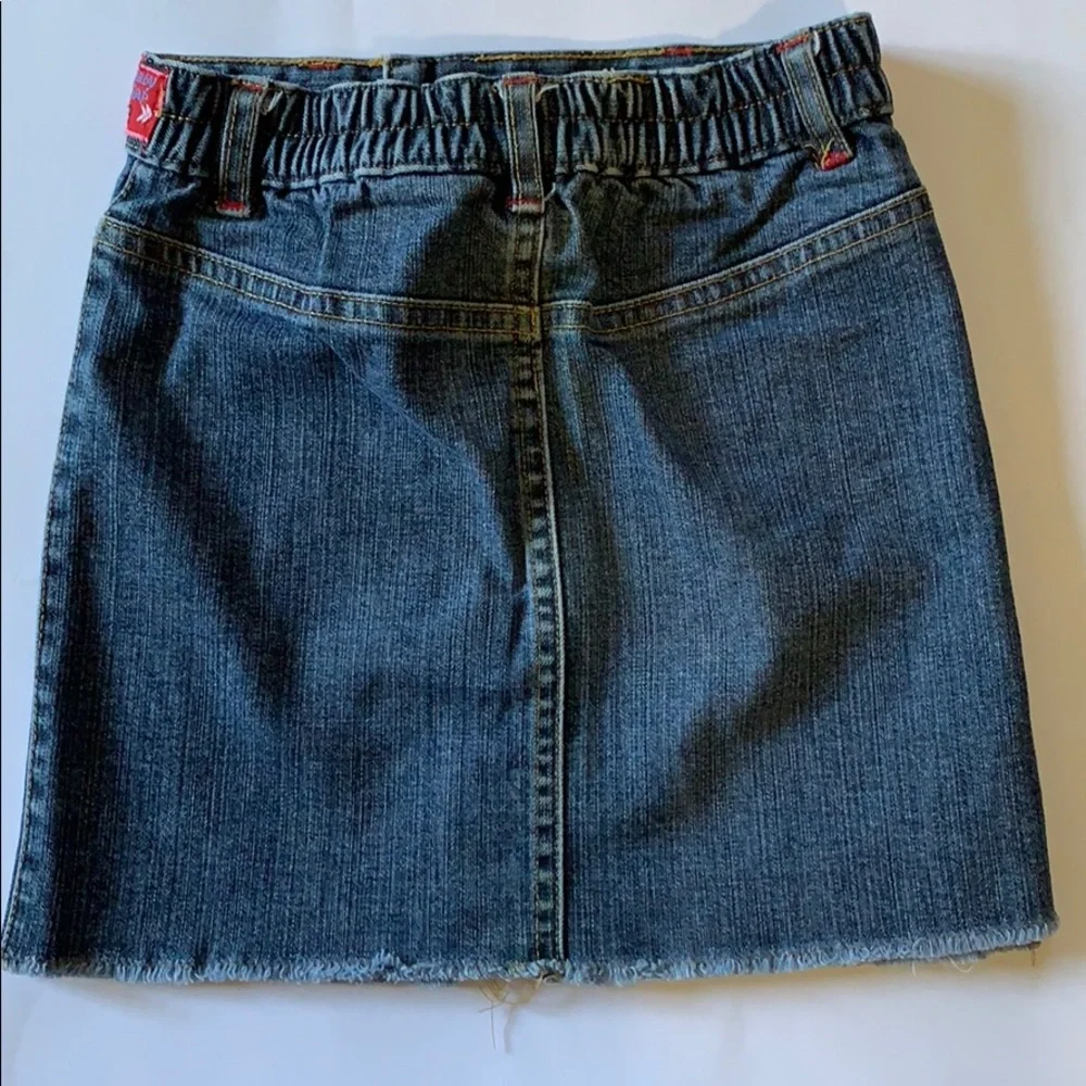 Gap Heart denim blue Jean skirt toddler girls 4 years